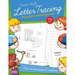 Letter Tracing Preschool workbook for kids ages 3-5: Learn to write activity wor